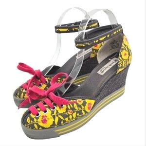 Nanette Lepore by Keds Wedge Lace Toe Shoes Size 8